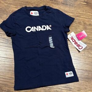 Canada Olympics Girls' Navy Blue T-Shirt